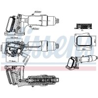 NISSENS 91659 Ölkühler, Motoröl