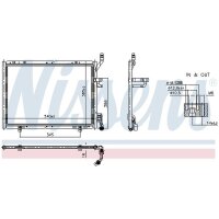 NISSENS 941107 Kondensator, Klimaanlage
