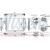 NISSENS 941376 Kondensator, Klimaanlage