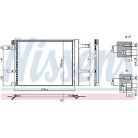NISSENS 941399 Kondensator, Klimaanlage