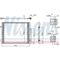 NISSENS 941524 Kondensator, Klimaanlage