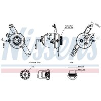 NISSENS 996561 Ausgleichsbehälter, Kühlmittel