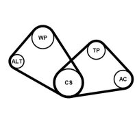 CONTINENTAL CTAM 4PK805K1 Keilrippenriemensatz