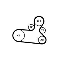 CONTINENTAL CTAM 6PK1139 EXTRA K1 Keilrippenriemensatz
