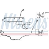 NISSENS 840586 Hochdruckleitung, Klimaanlage