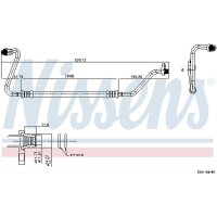 NISSENS 841013 Hochdruckleitung, Klimaanlage