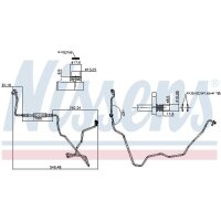 NISSENS 842513 Hochdruckleitung, Klimaanlage