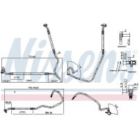 NISSENS 842971 Niederdruckleitung, Klimaanlage