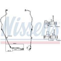 NISSENS 843418 Hochdruckleitung, Klimaanlage