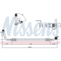 NISSENS 844511 Hochdruckleitung, Klimaanlage