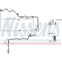 NISSENS 844832 Hochdruckleitung, Klimaanlage