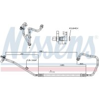 NISSENS 846840 Hochdruckleitung, Klimaanlage