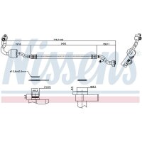 NISSENS 846901 Niederdruckleitung, Klimaanlage