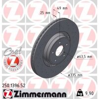 ZIMMERMANN 250.1396.52 Bremsscheibe