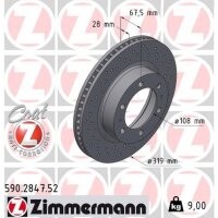 ZIMMERMANN 590.2847.52 Bremsscheibe