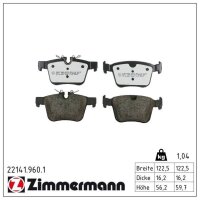 ZIMMERMANN 22141.960.1 Bremsbelagsatz, Scheibenbremse