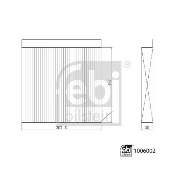FEBI BILSTEIN 1006002 Filter, Innenraumluft