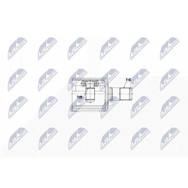 NTY NPW-WW-090 Gelenksatz, Antriebswelle