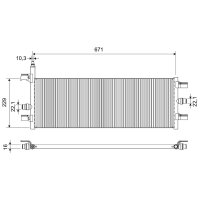 VALEO 701457 Kühler, Motorkühlung