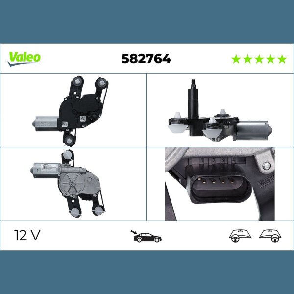 VALEO 582764 Wischermotor