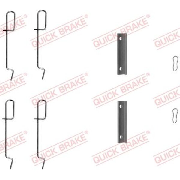 QUICK BRAKE 109-1125 Zubehörsatz, Scheibenbremsbelag