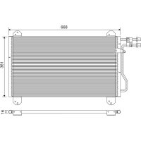 VALEO 816891 Kondensator, Klimaanlage