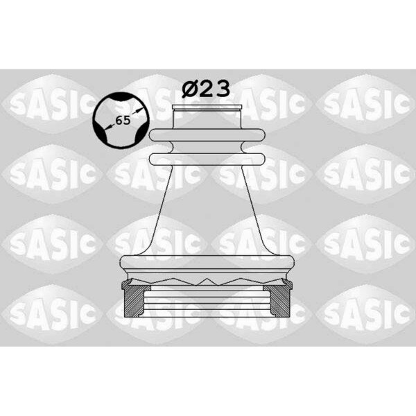 SASIC 4003472 Faltenbalgsatz, Antriebswelle
