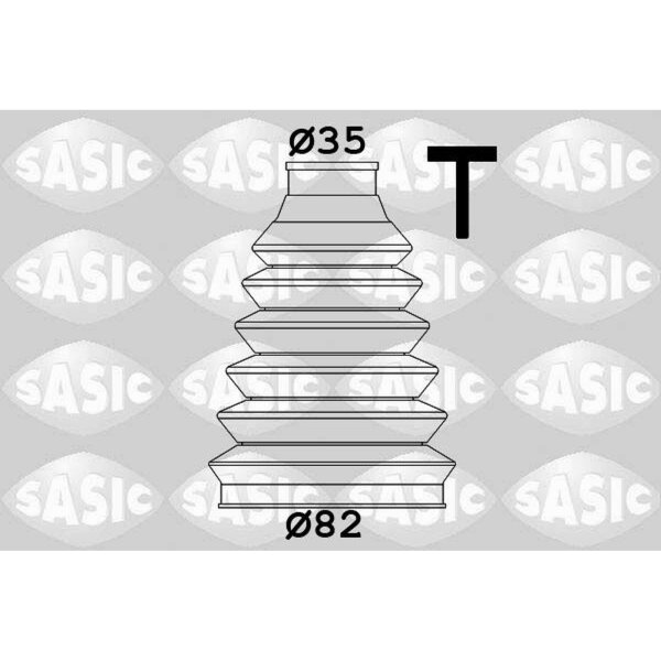 SASIC 2933313 Faltenbalgsatz, Antriebswelle