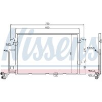 NISSENS 94430 Kondensator, Klimaanlage