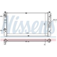 NISSENS 65238A Kühler, Motorkühlung