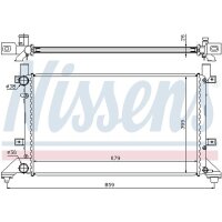 NISSENS 65231A Kühler, Motorkühlung
