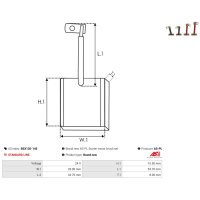 AS-PL BSX135-145 Kohlebürste, Starter