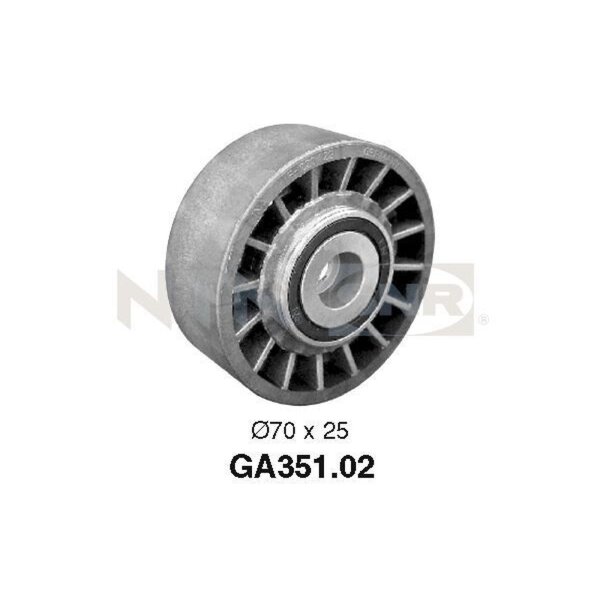 SNR GA351.02 Umlenk-/Führungsrolle, Keilrippenriemen