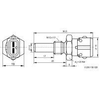 BOSCH 0 280 130 026 Sensor, Kühlmitteltemperatur