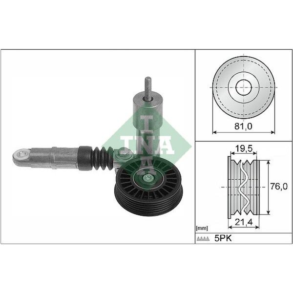 Schaeffler INA 534 0014 10 Riemenspanner, Keilrippenriemen