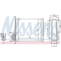 NISSENS 73640 Wärmetauscher, Innenraumheizung