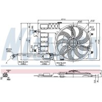 NISSENS 85125 Lüfter, Motorkühlung