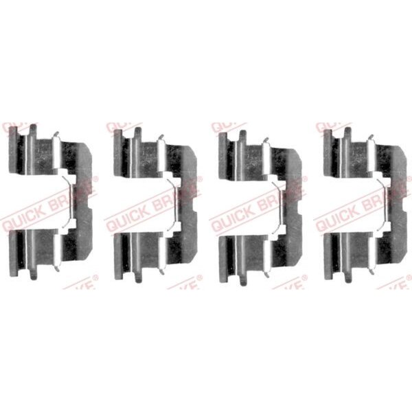 QUICK BRAKE 109-1227 Zubehörsatz, Scheibenbremsbelag