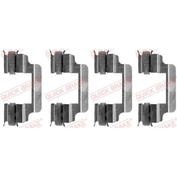 QUICK BRAKE 109-1231 Zubehörsatz, Scheibenbremsbelag