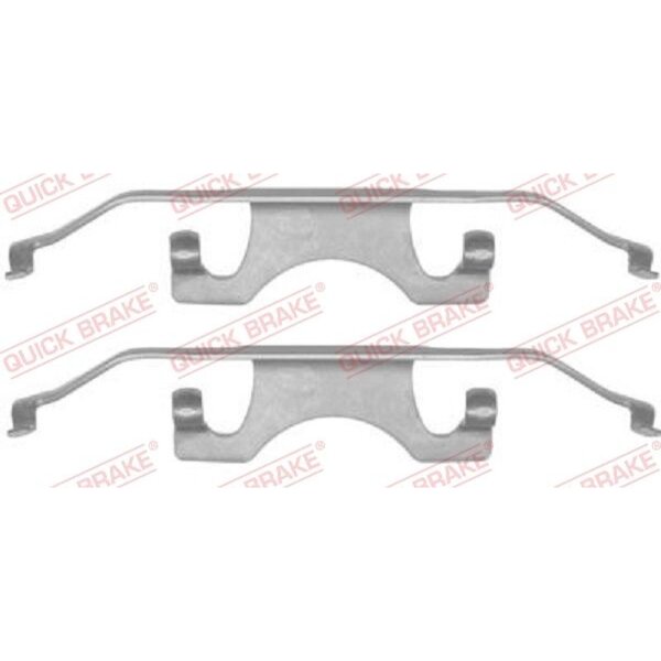QUICK BRAKE 109-1241 Zubehörsatz, Scheibenbremsbelag