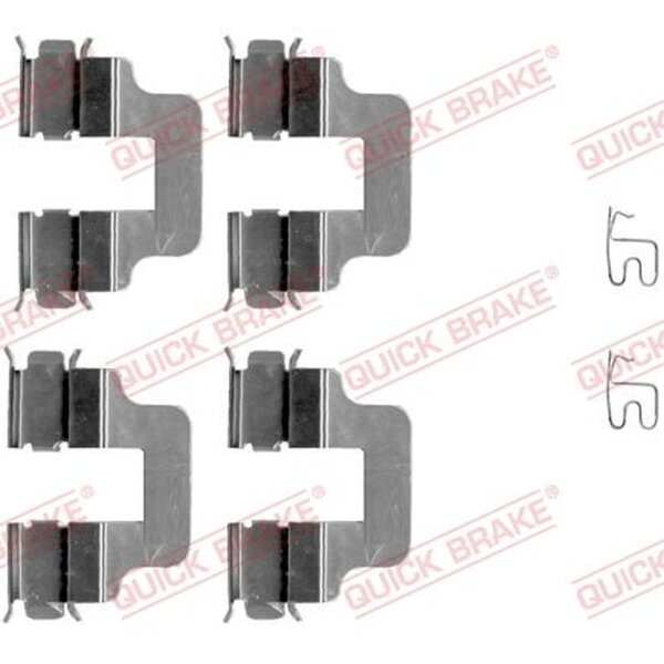 QUICK BRAKE 109-1245 Zubehörsatz, Scheibenbremsbelag