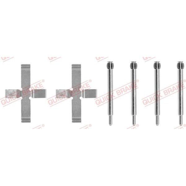 QUICK BRAKE 109-0980 Zubehörsatz, Scheibenbremsbelag