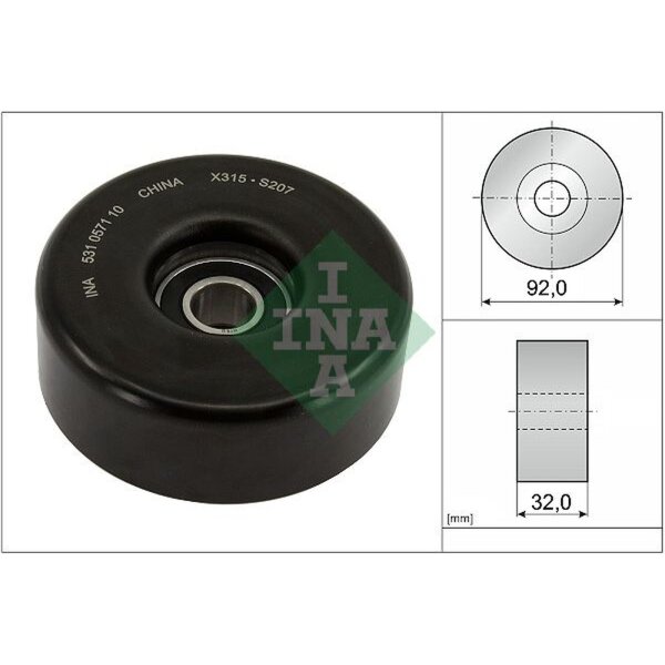 Schaeffler INA 531 0571 10 Spannrolle, Keilrippenriemen