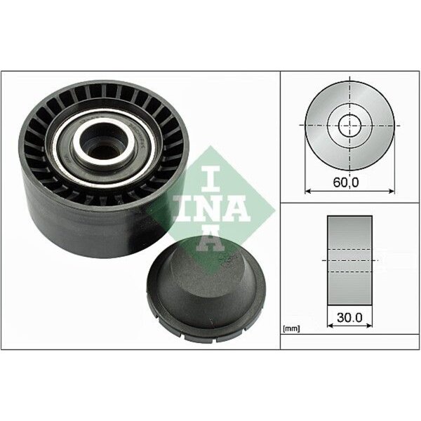 Schaeffler INA 532 0320 10 Umlenk-/Führungsrolle, Keilrippenriemen