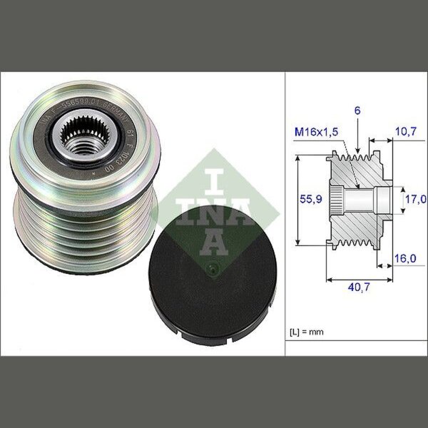 Schaeffler INA 535 0028 10 Generatorfreilauf