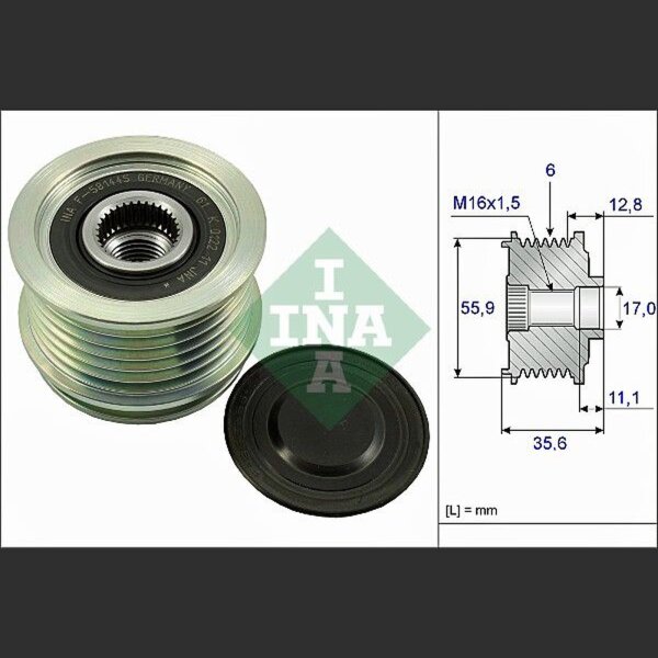 Schaeffler INA 535 0041 10 Generatorfreilauf