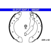 ATE 03.0137-0247.2 Bremsbackensatz