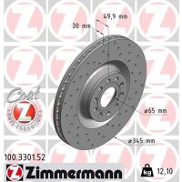 ZIMMERMANN 100.3301.52 Bremsscheibe