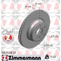 ZIMMERMANN 150.3408.20 Bremsscheibe