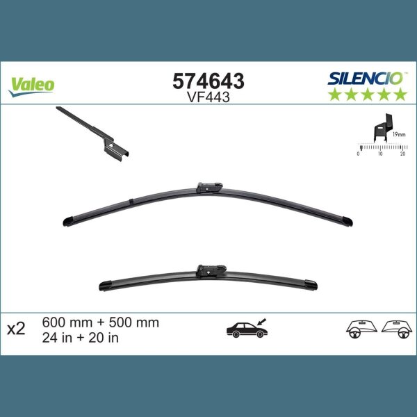 VALEO 574643 Wischblatt